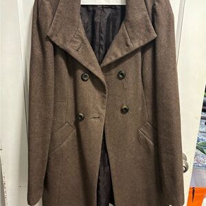 Brown Peacoat